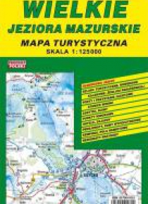 Wielkie Jeziora Mazurskie 1:125 000 mapa turyst.