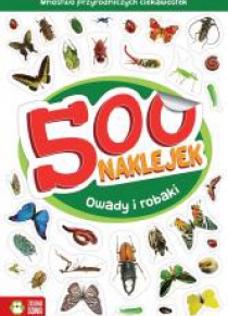 500 naklejek. Owady i robaki