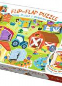Puzzle 36 z okienkiem Na farmieTREFL