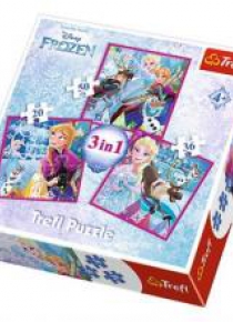 Puzzle 3w1 Zimowa magia TREFL