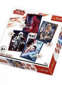 Puzzle 4w1 Star Wars Gotowi do starcia TREFL