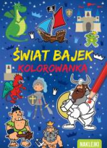 Kolorowanka A4 Świat bajek