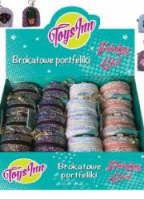 Portfelik brokatowy STnux