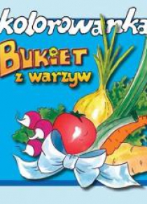 Bukiet z warzyw - kolorowanka