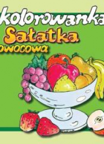 Sałatka owocowa - kolorowanka