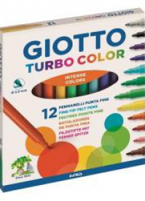 Pisaki Turbo Color 12 kolorów GIOTTO