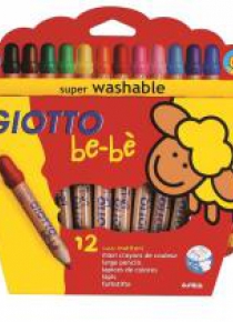 Kredki grube 12 kolorów Bebe GIOTTO