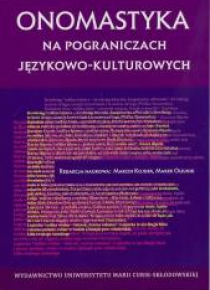 Onomastyka na pograniczach językowo-kulturowych
