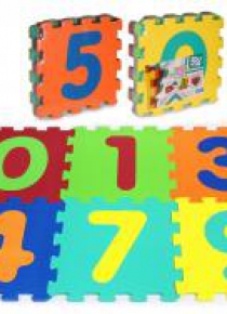 Puzzle piankowe 6 elementów Liczby