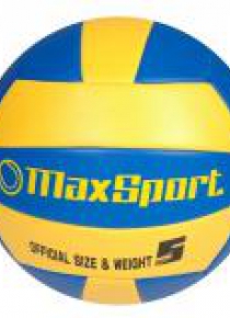Piłka siatkowa Max Sport niebiesko-żółta