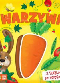 Książki z szablonami. Warzywa