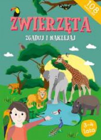 Zgaduj i naklejaj. Zwierzęta