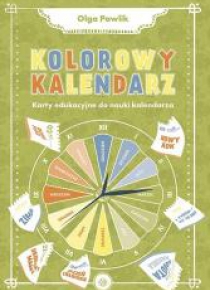 Kolorowy kalendarz. Karty edukacyjne do nauki...