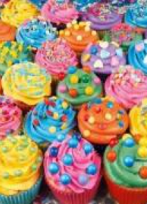 Puzzle 500 Colorful Cupcakes
