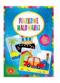 Piaskowe malowanki - Statek i Samochód ALEX