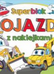 Superblok z naklejkami. Pojazdy