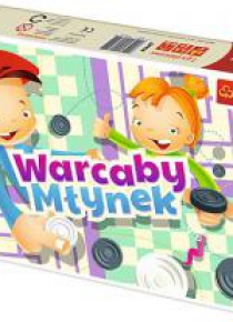 Warcaby/młynek ilustrowany TREFL