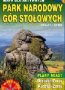 Mapa turystyczna - Park Nar. Gór Stołow. 1:33 000