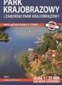 Mapa sztabowa -Zaborski i Wydzki Park Krajobrazowy