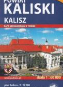 Mapa turystyczna - Powiat Kaliski/Kalisz 1:60 000