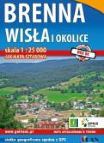 Mapa sztabowa - Brenna, Wisła i okolice 1:25 000
