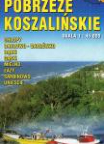 Mapa turystyczna - Pobrzeże Koszalińskie 1:45 000