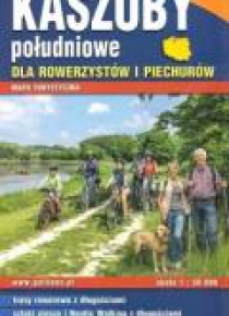 Mapa dla rowerzystów i piechurów - Kaszuby poł.