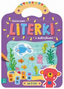 Kolorowe literki z naklejkami od 5 lat