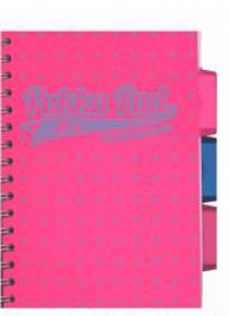 Project Book Neon Dots A5/100K kratka róż (3szt)