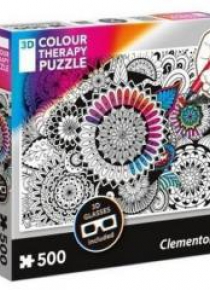 Puzzle 500 3D Color Teraphy Mandala