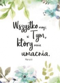 Podstawka korkowa - Wszystko mogę w tym
