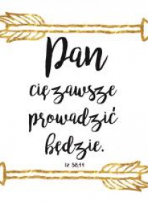 Podstawka korkowa - Pan Cię zawsze prowadzić