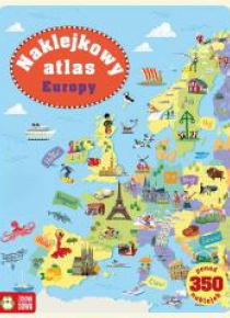 Naklejkowy atlas Europy