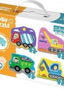 Puzzle Baby Classic - Pojazdy na budowie TREFL