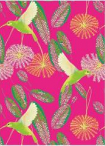 Karnet B6 z kopertą Hummingbirds