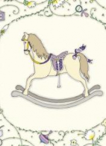 Karnet Swarovski kwadrat CL1910 Konik na biegunach