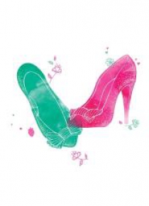 Karnet Swarovski kwadrat CL2609 Buty