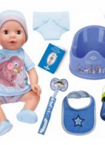 Lalka Kids sikająca z akcesoriami Chłopiec 38 cm