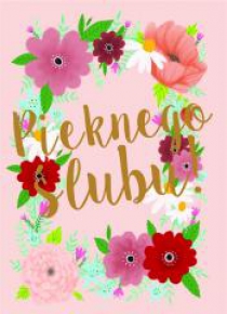 Karnet 118x163 Ślub - Pięknego ślubu 3