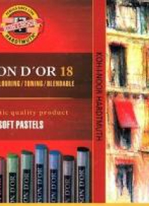 Kredki Pastele Toison D'or 18 kolorów