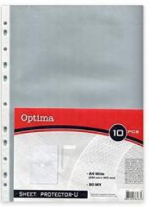 Obwoluta A4 przeźroczysta 10szt OPTIMA