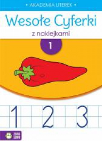Wesołe cyferki z naklejkami. Zeszyt 1
