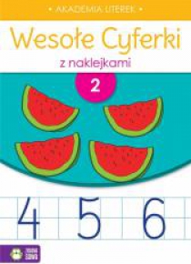 Wesołe cyferki z naklejkami. Zeszyt 2