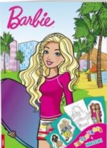 Kolorowanka i naklejki. Barbie