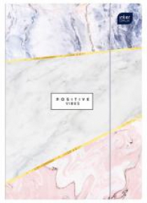Teczka z gumką A4+ LUX UV Marble (10szt)
