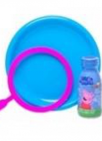 Płyn do baniek Świnka Peppa 250ml + obręcz TUBAN