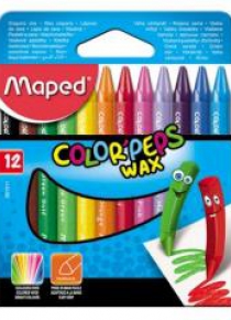 Kredki Colorpeps świecowe 12 kolorów MAPED