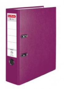 Segregator A4 8cm PP jagodowy Q file