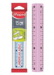 Linijka Study niełamliwa 15cm mix 2 kolorów MAPED