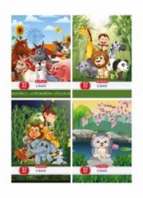 Zeszyt A5/32K kratka Happy Pets (10szt)